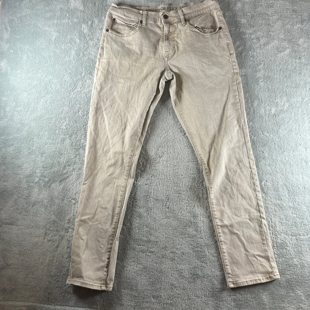 Arizona‎ Jean Co Mens Slim Fit Advance Flex 360 Khaki Tan Pants 32x30 0175
